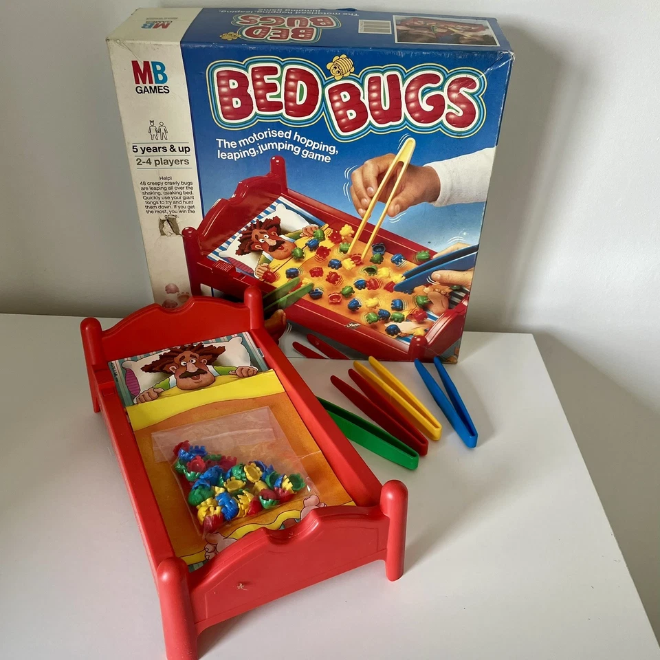 Vintage Bed Bugs Board Game by MB  Milton Bradley 1985 Complete Working  - Image 3 of 4