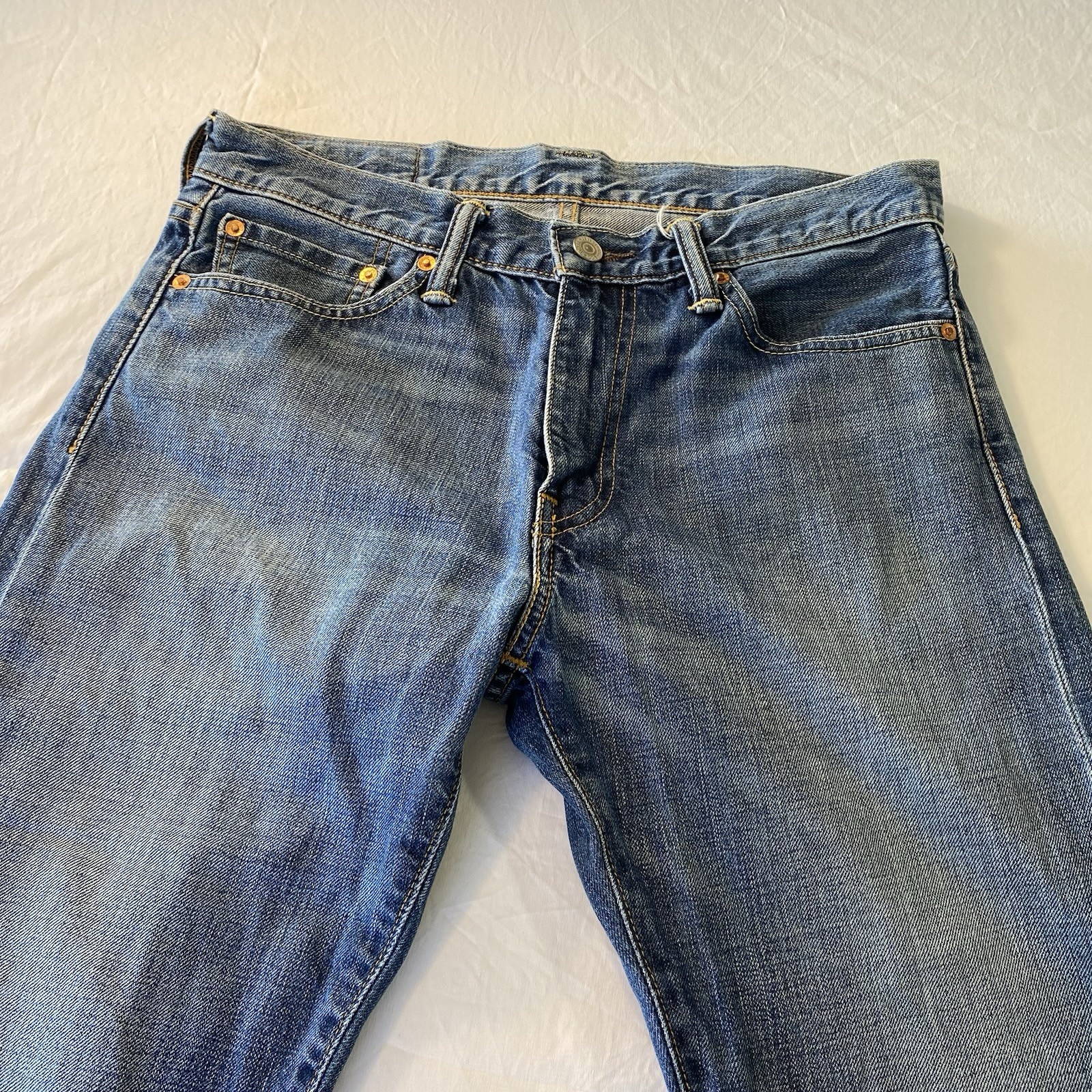 Levi Strauss 504 Blue Jeans 31x34 thumbnail 3
