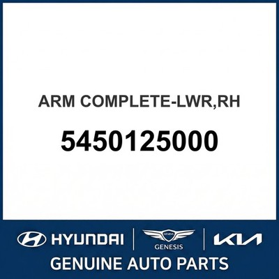 1999-2006 Hyundai Accent Arm komplett-unten OEM Neu 5450125000
