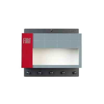 Fiat Wall Key Hook Rack - Scale Model Car Display Case