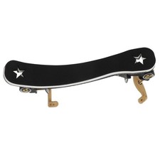 Aluminum Alloy Shoulder Rest for Violin 3/4-4/4 Size, Height Adjustable