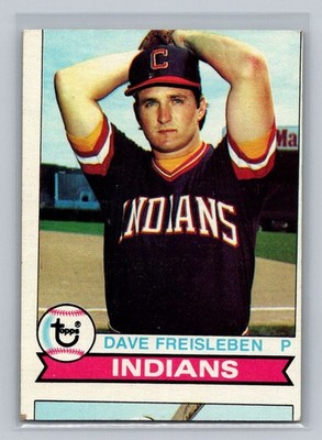 1979 Topps #168 Dave Freisleben ERR Error Miscut