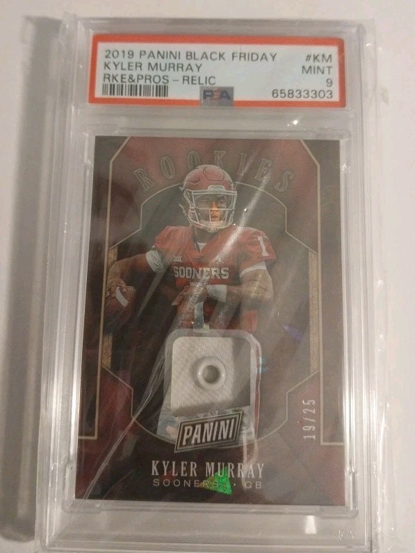 2019 Panini Black Friday Kyler Murray #KM Relics RC MEM /25 Rookies and Prospects