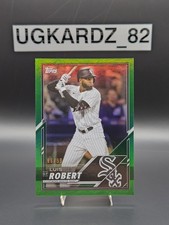 Luis Robert 2025 Topps Lids x Mitchell & Ness Green Foil /99 #19 White sox