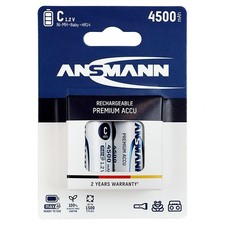 Ansmann 5035352-BP2 5035352 Ansmann C Size 4.5Ah Consumer Rechargeable Battery