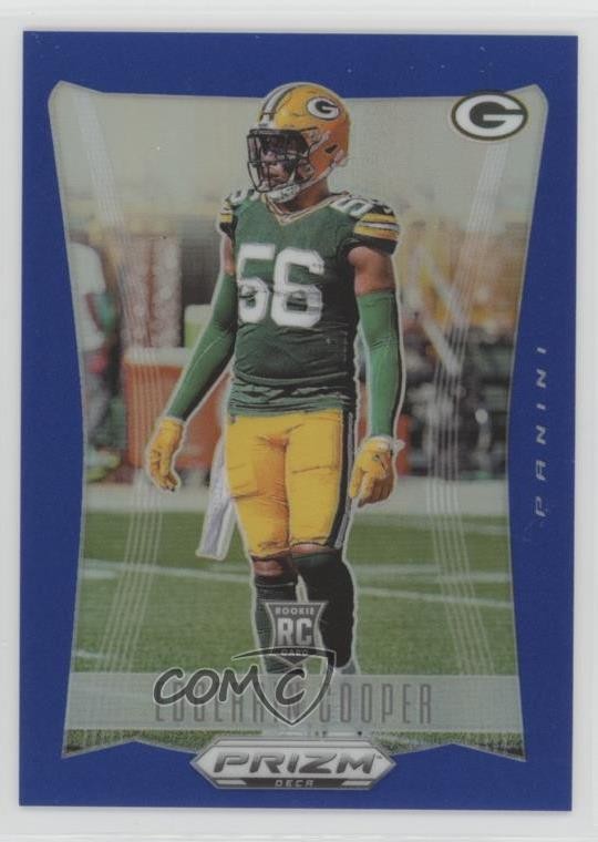 2024 Panini Prizm Deca Blue Prizm /149 Edgerrin Cooper #117 Rookie RC