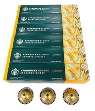Starbucks Nespresso Vertuo Blonde Roast Espresso, 60-count Pods  EXP: 8/3/27