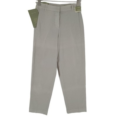 Jacob Cohen Women Cropped Stretch Pants Beige Regular Fit W26 L25