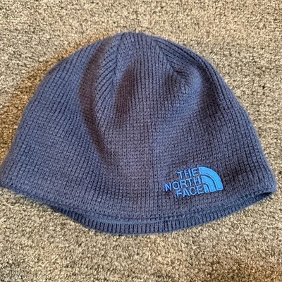 The North Face Youth/Junior Medium Beanie Hat Dark Blue