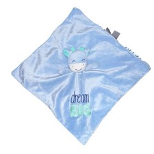 Baby Starters Dream Big Giraffe Security Blanket Lovey Plush Toy Blue Green