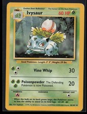 Ivysaur Base Set 4th Print 1999-2000 30/102 LP 19
