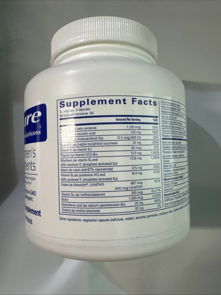 Pure Encapsulations Mujer Nutrientes 40+ - Multivitamínico para Mujeres Mayores de 40 a Foto 2 de 4