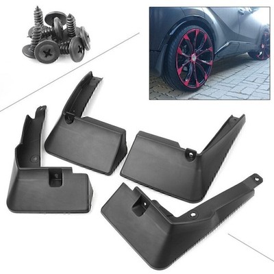Mud Flaps Splash Guards Mudguards Set For Toyota CHR 2016-2018 Black 4pcs
