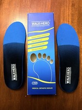 Walk Hero Sz C Comfort and Support Orthotic Insoles M 6-6.5 / W 8-8.5,