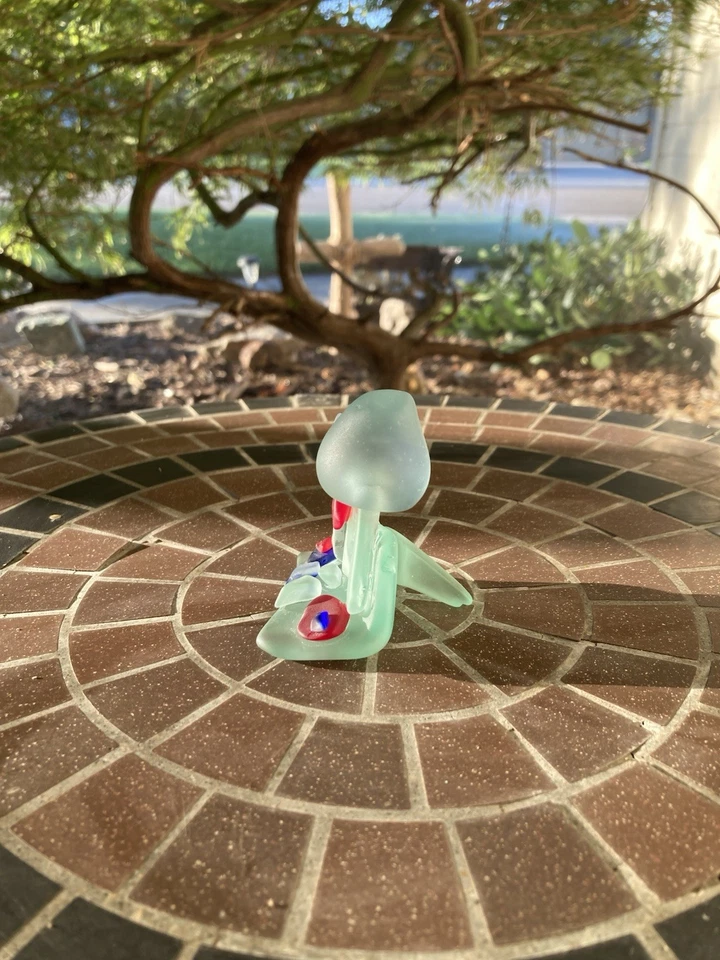 Sea Glass Mushroom Folk Art Beach Art USA (recycled, Self Tumbled Sea Glass) - Image 3 of 4
