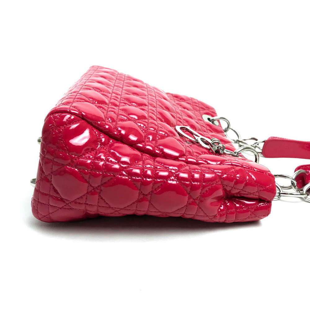 CHRISTIAN DIOR Lady Dior Chain Tote Hand Bag M0955PVR | eBay