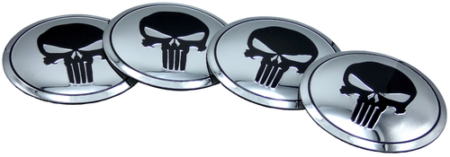 Pack of 4 Aluminum 2nd Amendment Wheel Cap Decal Stickers Truck, Car, 56mm 2.20" - Picture 3 of 7