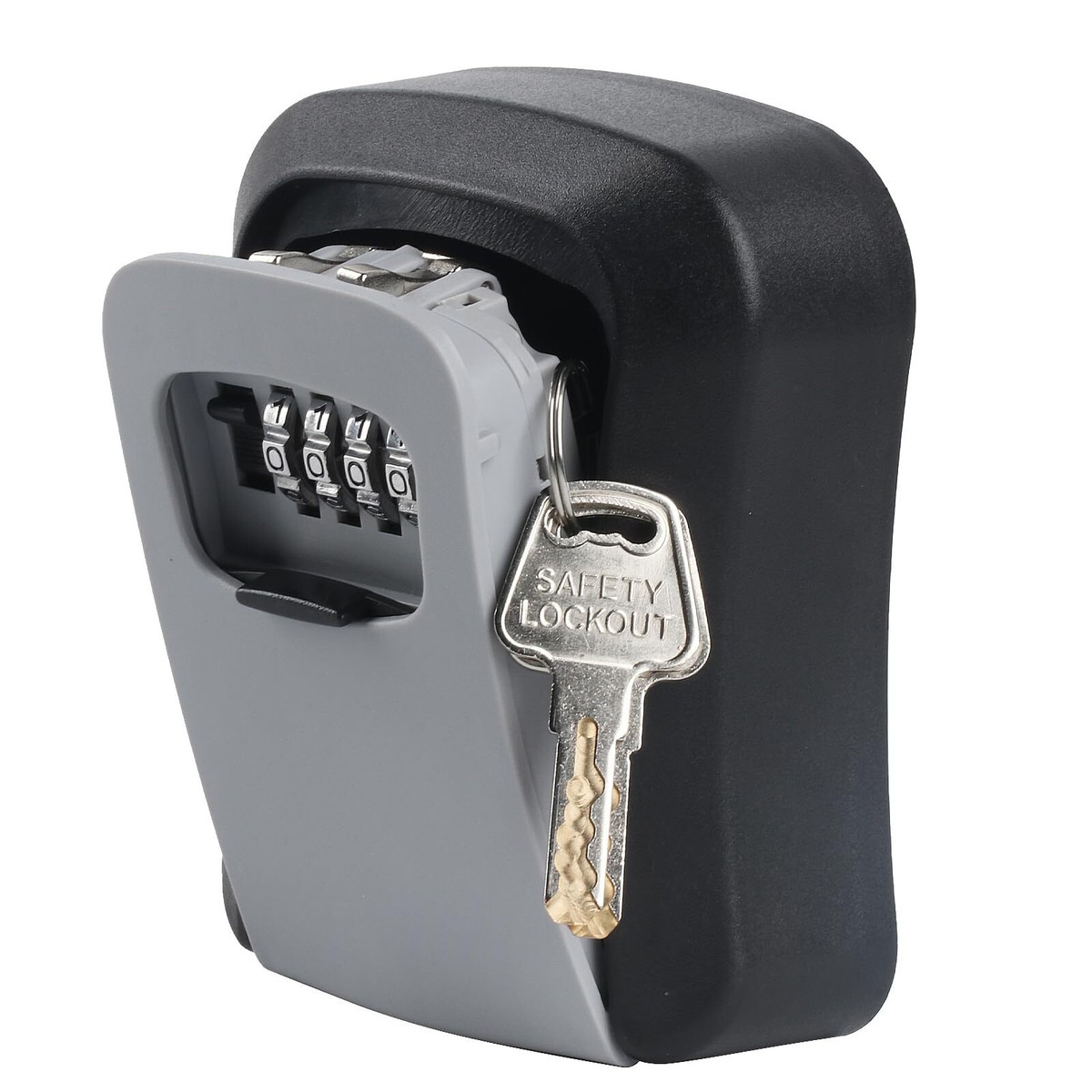 Haven Prime 4 Digit Combination Key Lock Box - Wall Mounted Security ...