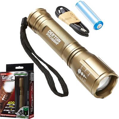 Performance COB LED Taschenlampe 400 Lumen 350M Taschenlampe USB wiederaufladbar DT50549