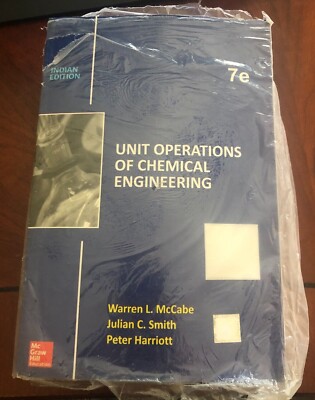 UNIT OPERATIONS OF CHEMICAL ENGINEERING, 7TH EDN - Indian Edition