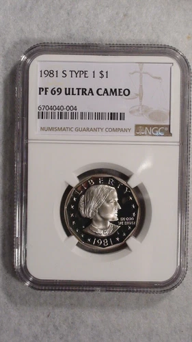 1981 S TYPE 1 SUSAN B ANTHONY NGC PF69 UCAM GEM $1 Coin PRICED TO SELL!