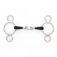 Eco Pure French Link 2-Ring Gag Bit