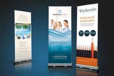Roller Banner Display Exhibition Stand Pop/roll/pull up with your design Printed