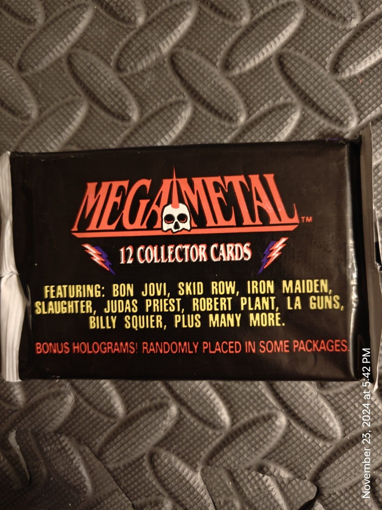 (1) 1991 Impel Mega Metal Factory Sealed Pack - Free Shipping!