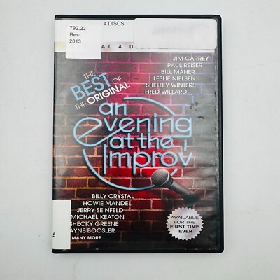 Best of an Evening at the Improv 4 Disc DVD Starring Jerry Seinfeld Jim Carrey