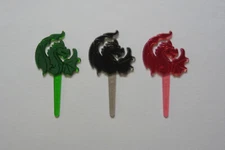 12 Dragon Cupcake Food Picks Topper Decoration Knight Kid Bday Party Supply
