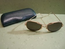Vintage CSC Lorna Prescription Sunglasses Gold Plated 50-18
