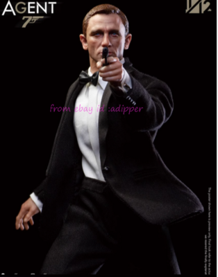 Muff Toys Mf06 1/12 Top Agent 007 James Action Figure Deluxe