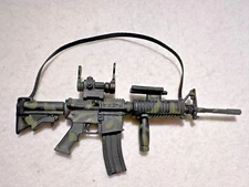 1:6 Scale M4 Rifle Green Camo Print for 12" Figures