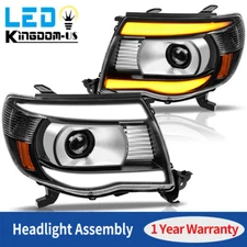 For 2005-2011 Toyota Tacoma Projector Headlights Sequential Switchback LED Lamps