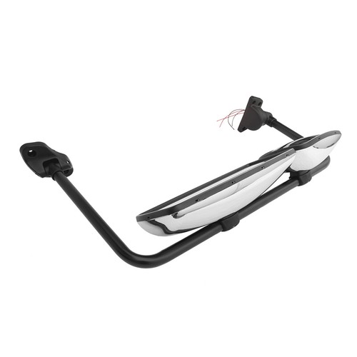 Chrome Door Mirror Assembly Heated w/Arm For Columbia M2 106 LH+RH Side 2PCS - Picture 6 of 8