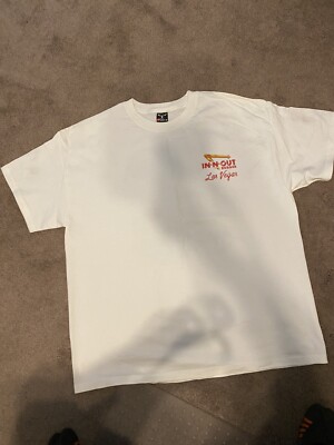 Vintage 1999 In N Out Burger Las Vegas T Shirt Food Restaurant 90s