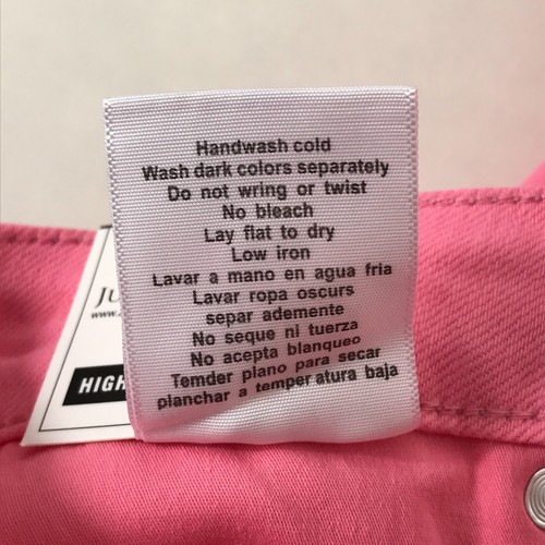 NEW Judy Blue High Rise Control Top Wide Leg Crop Jeans Women's Size 9/29 Pink - Picture 14 of 14