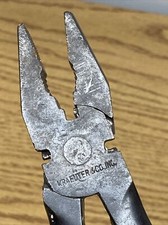 Rare Vintage KRAEUTER Lineman's Pliers - Made In USA - Forged Steel