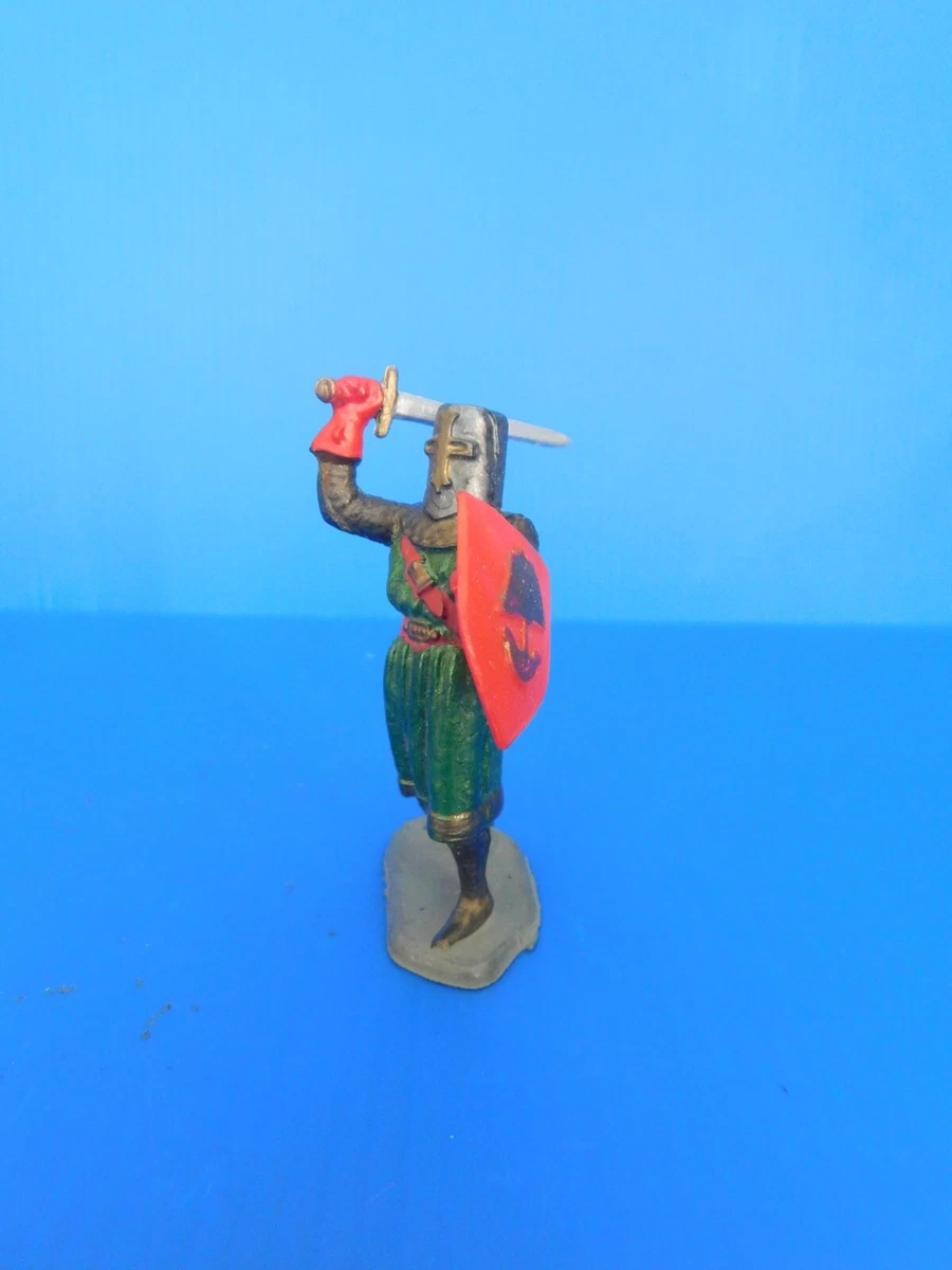FIGURINE SOLDAT PLASTIQUE starlux moyen âge Chevalier archer EUR 6,99