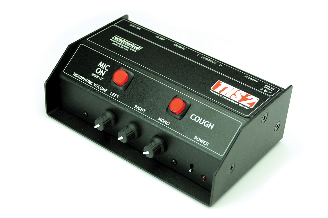 Micmute. Headphones Box. THS-02-240. Microphone Controller. Whirlwind