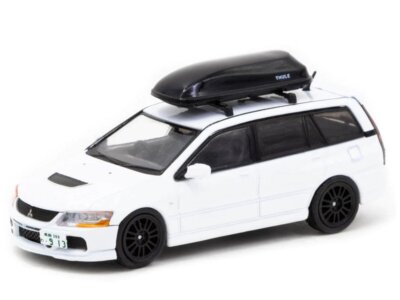 MITSUBISHI Lancer Evolution Wagon - white - Tarmac 1:64