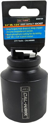 3/4'' DR. X 1-3/4'' DEEP IMPACT SOCKET 6-POINT  SKT 78Mm Length CR-MO MATERIAL