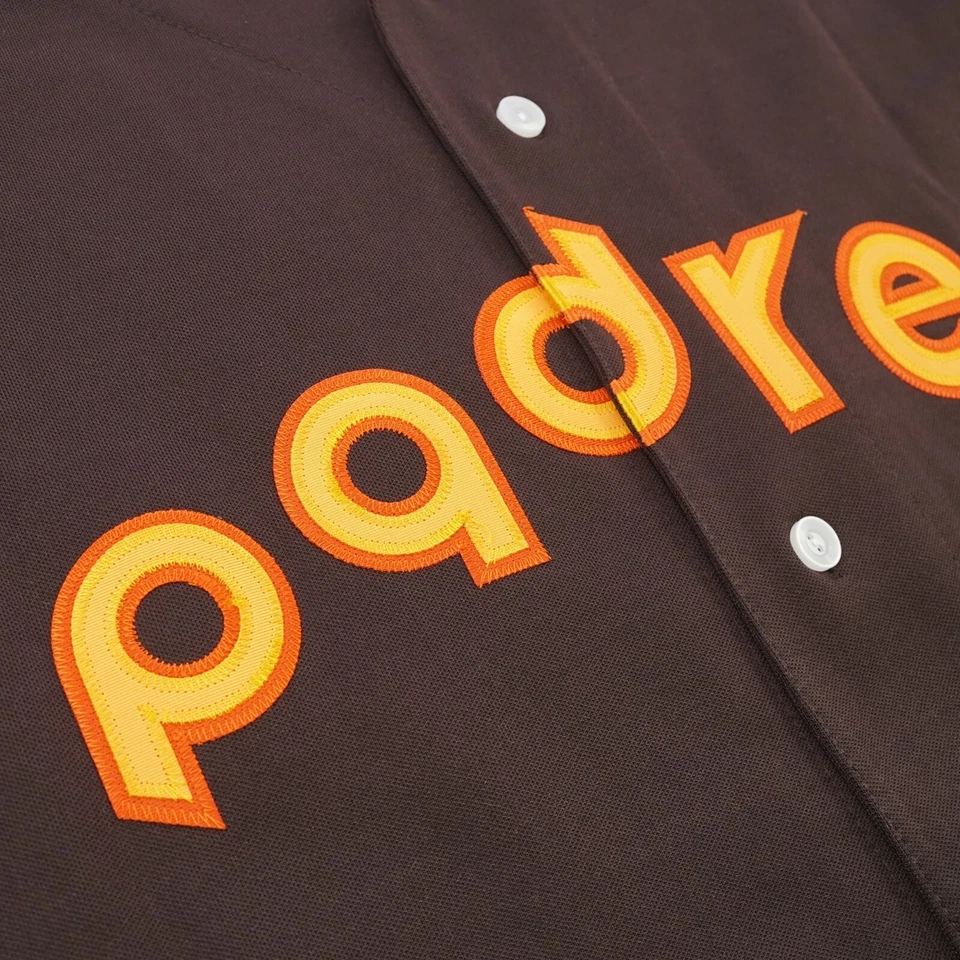 Yu Darvish 1984 San Diego Padres Brown Road Cooperstown Throwback Men's Jersey - Image 3 of 4