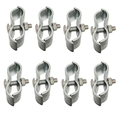 8 Set Dog Kennel Panel Clamps Chain Link Fence Panel Clamps 