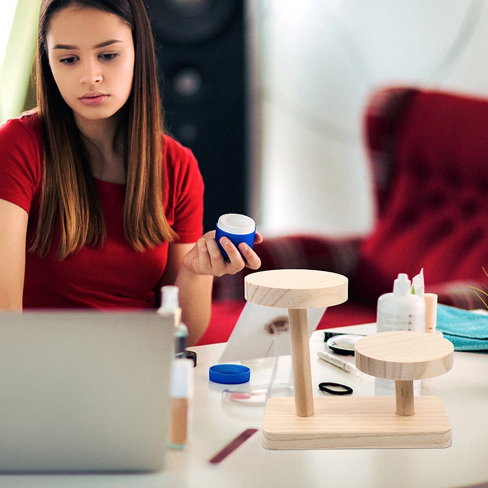 Rustic Retail Display Riser Action Figure Holder Monitor Stand eBay