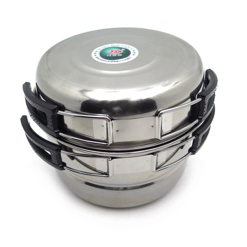 Portable Outdoor Cookware Camping Hiking Picnic Cooking Bowl Pan Pot Set - Picture 8 of 12