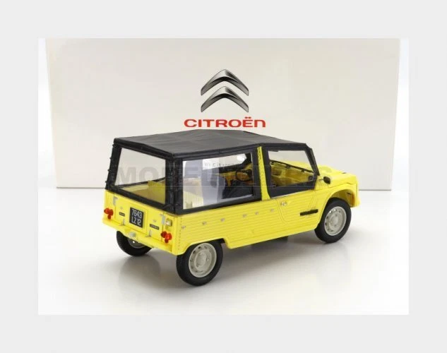 NOREV AMC019642 CITROEN MEHARI 1970 - YELLOW BLACK 1/18 - Immagine 2 di 2