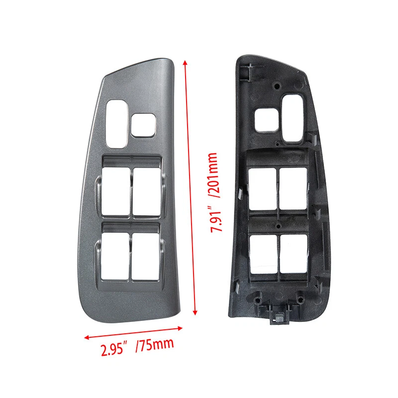Bisel interruptor ventana eléctrica lado izquierdo delantero para Toyota Corolla Matrix 2003-2008 Foto 2 de 4