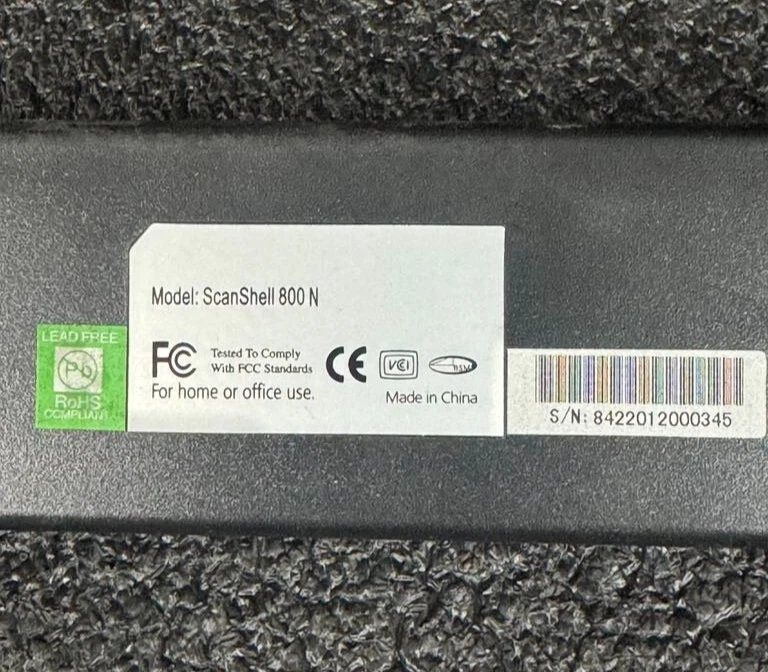 Card Scanning Solutions ScanShell 800N Flatbed Scanner w/ Cable - Image 4 of 4