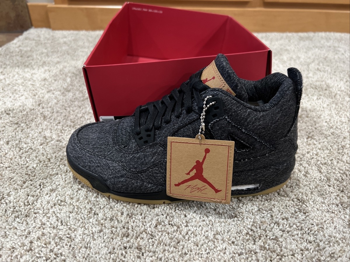 jordan 4 retro levi's black